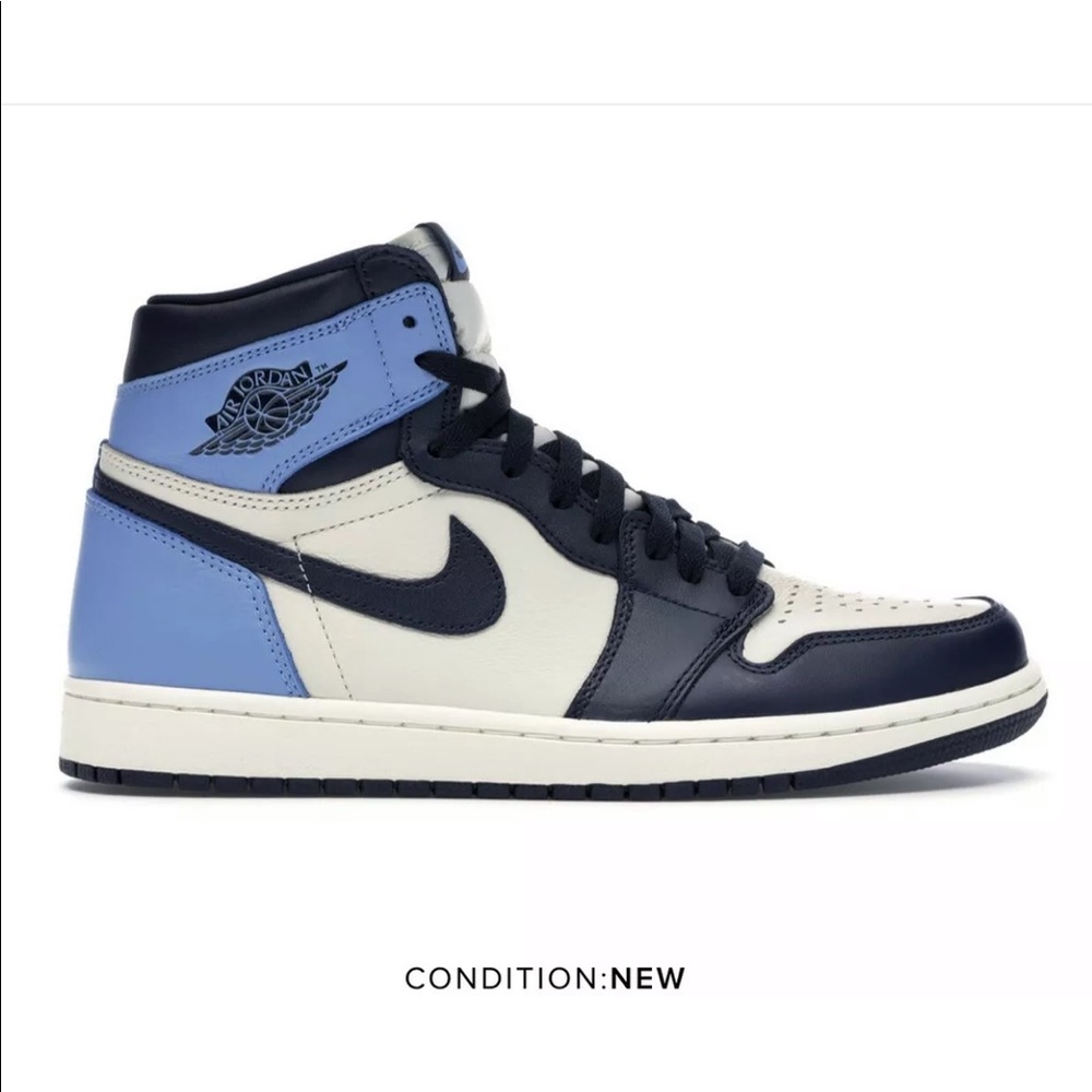 UNC Jordan Retro 1 size 14